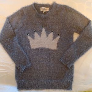 Fuzzy Grey Sweater